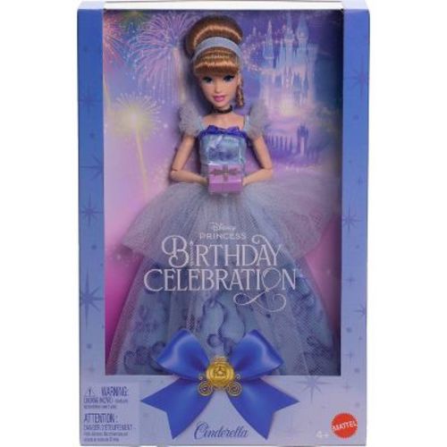 Disney Princess Birthday Celebration Cinderella Collectible Fashion Doll, Inspired by Disney Movie