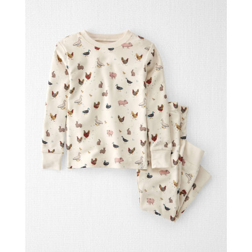 Toddler Organic Cotton Pajamas in Farm Friends Print - Little Planet | Carter's