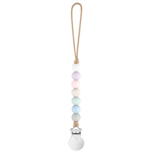 Ryan & Rose Pacifier Clip Georgia - Silicone Pacifier Clip Baby boy Baby Girl Binky paci Clip Baby Pacifier Holder binkie Clip Binky Clips Newborn Baby Care Baby Pacifier Clip (Grace)
