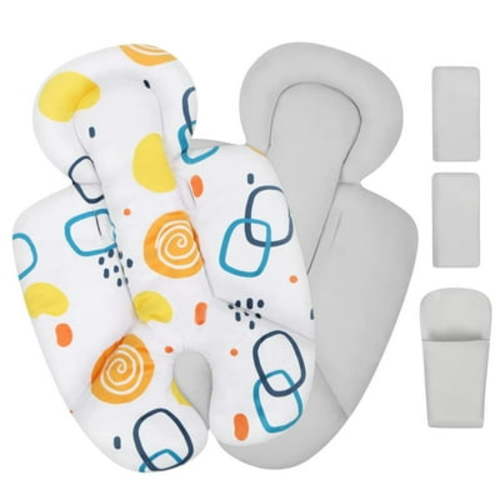 Minne Baby Infant Insert, Compatible with 4Moms RockaRoo and MamaRoo, Includes 3 Strap Pad, Breathable Mesh Fabric, Plush Soft Newborn Insert with Head and Body Support C3