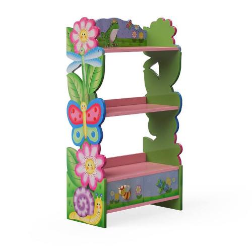 Fantasy Fields Kids 3-Tier Bookshelf with Drawer