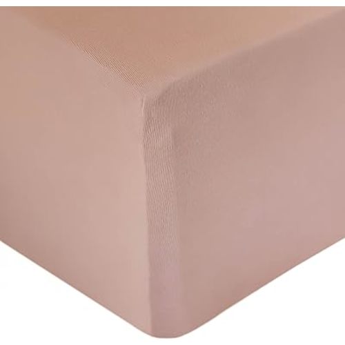 Copper Pearl Premium Knit Baby Crib Sheets: Breathable & Soft, Fitted Sheets for Standard Mattresses, Pecan