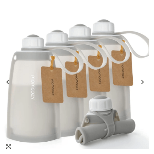 Reusable Silicone Breastmilk Bags for Breastfeeding