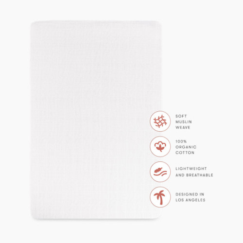 All-Stages Bassinet Sheet - White