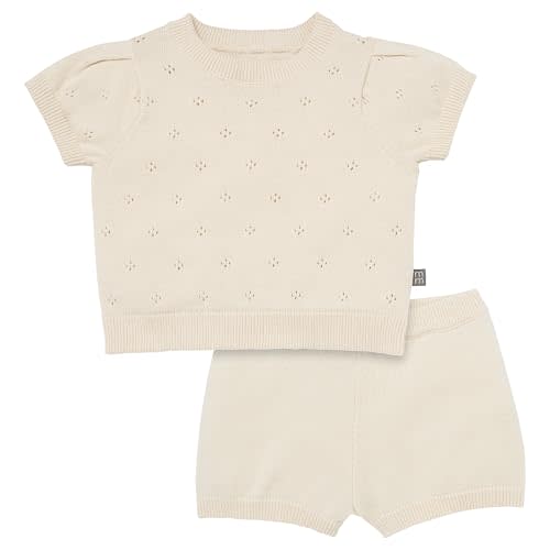 Modern Moments by Gerber Baby Girls 2-piece Sweater Knit Set (Top & Shorts)