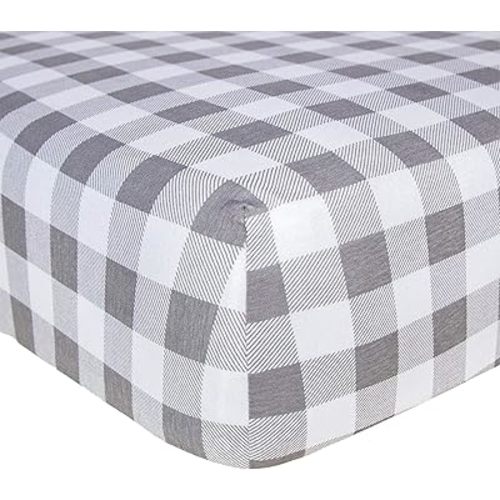 Burt's Bees Baby Essential Organic Cotton Fitted Crib Sheet, Breathable for Boy Girl Standard Crib & Toddler Mattresses