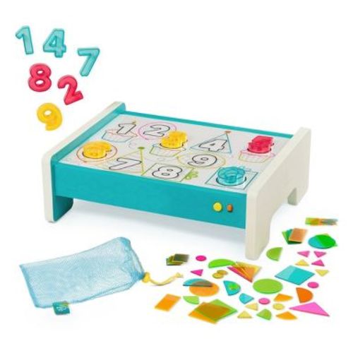 B. toys Look & Shine - Educational Light Box Playset: Shapes, Creative Thinking, Sensory Development, Fine Motor Skills