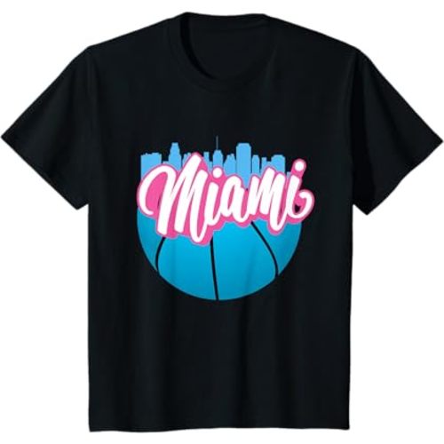 Vintage Miami Florida Cityscape Retro Miami T-Shirt