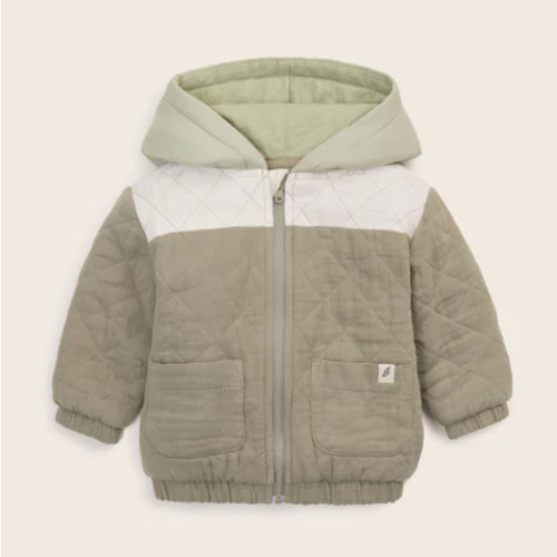 Organic Cotton Quilted Jacket - overland trek | easy-peasy Soft, Sustainably Made Childrenswear