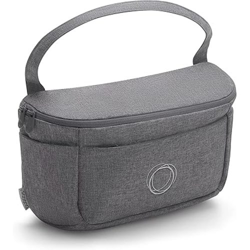 Bugaboo Organizer - Compact Size Multipocket Diaper Bag - Universal Compatible with Any Stroller - Attaches to the Handlebar - Grey Melange