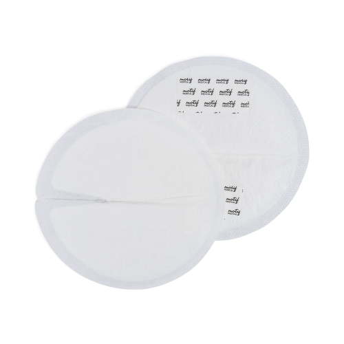 Motif Medical, Nursing Pads Breathable, Natural Material, Excellent Absorbency and Leak Protection, Adhesive Strips - Pack of 60