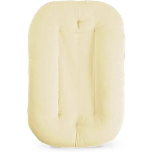 Baby Lounger for Newborn, Bionic Design Baby Lounger, Soft Organic Cotton Breathable Lounger for Infants 0-18 Months (Yellow)