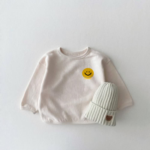 Baby Smile Face Beige T-Shirt