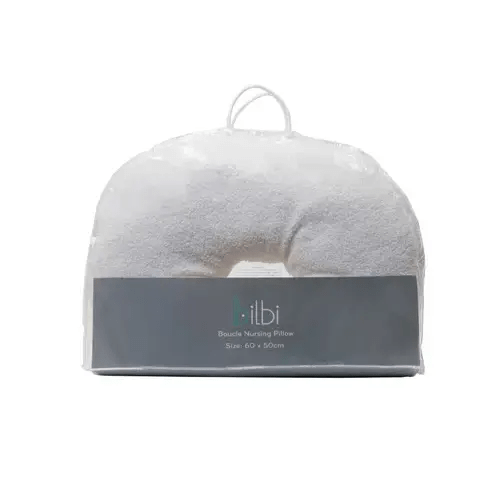 Bilbi Boucle Nursing Pillow Ivory | Baby Bunting AU