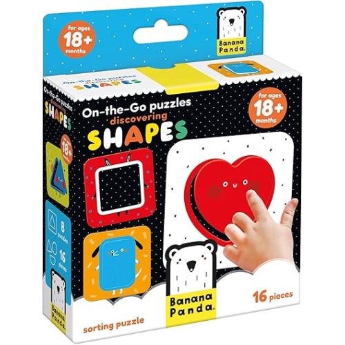 On-The-Go Puzzle Discovering Shapes 18m+ Toddler Puzzles