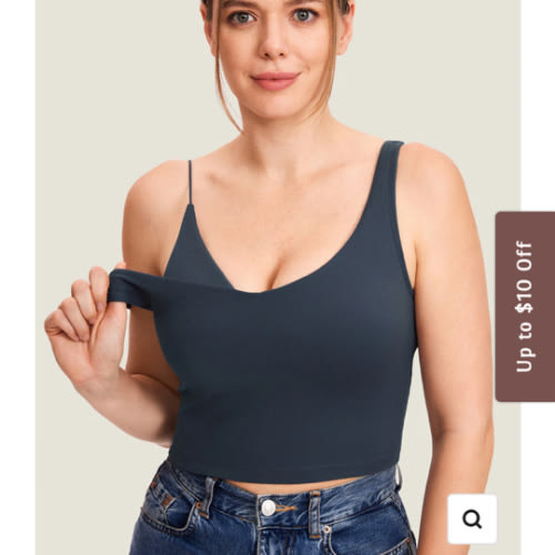 Natrelax® Nursing Crop Tank Top