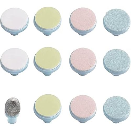 12 Pieces Baby Nail File Pads Nail Trimmer Replacement Pads Electric Baby Nail Grinding Heads for Standard Electric Kid Nail Trimmer Suits to Newborn Infant Toddler