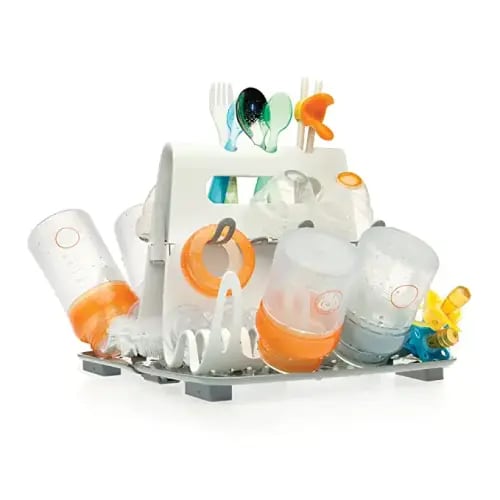 Prince Lionheart Deluxe Drying Station, Essential Home Item, Holds Up To 8 Large Bottles, Accommodates Many Feeding Accessories and Teething Toys