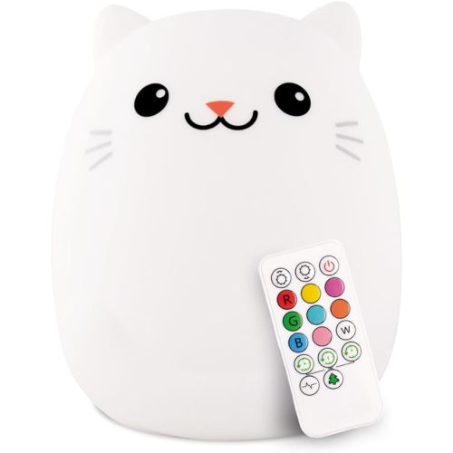 Cat Squishy Silicone Night Light