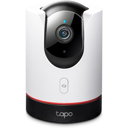 TP-Link Tapo 2K QHD Pan/Tilt Wi-Fi Camera | Apple HomeKit | Physical Privacy Mode | Color Night Vision | Motion Tracking | 2-Way Audio | Local/Cloud Storage | Works w/Alexa&Google Home | (Tapo C225)