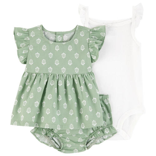 Carter's Baby Girls 3-Piece Outfit Set - Sam's Club