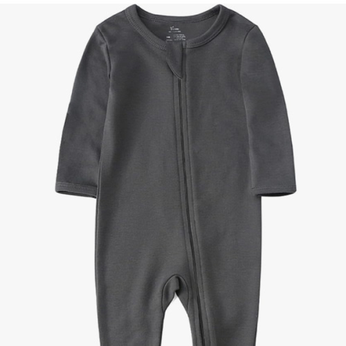 O2 BABY Baby Boys Girls Organic Cotton Zip-Front Sleeper Pajamas, Footed Sleep 'n Play