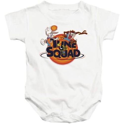 Popfunk Space Jam: A New Legacy Tune Squad Players Unisex Infant Snap Suit for Baby