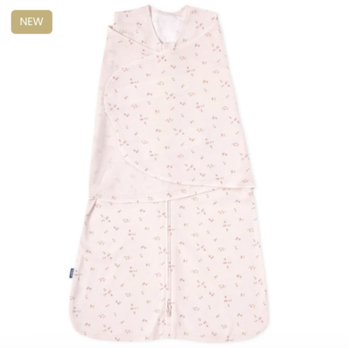 Pink Floral Cotton Swaddle Newborn | HALO