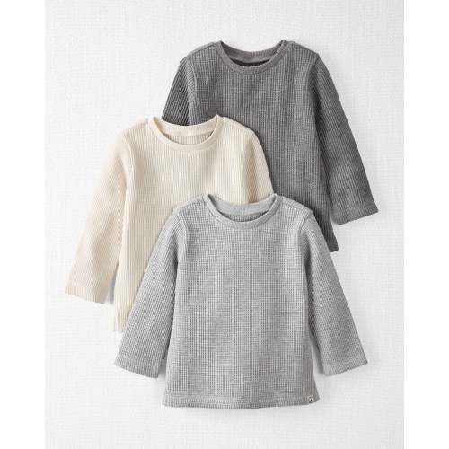 Baby 3-Pack Waffle Knit T-Shirts Made with Organic Cotton - Little Planet | Carter's