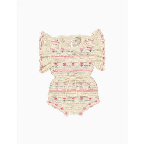 Paloma Romper in Tulip Crochet