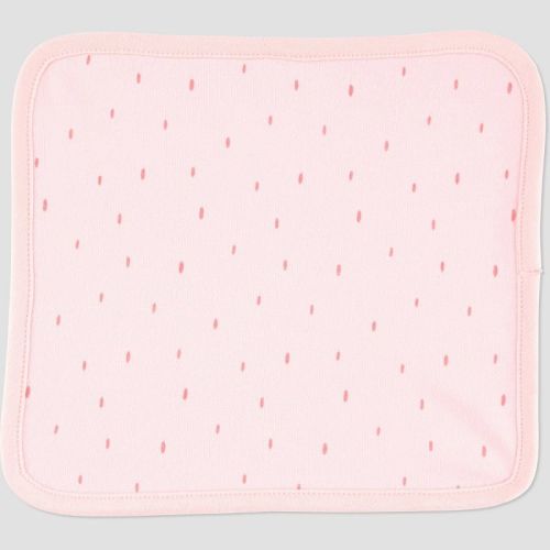 Carter's Just One You®️ Baby Strawberry Washcloth - Pink: Cotton Terry, 9x9, Food Pattern