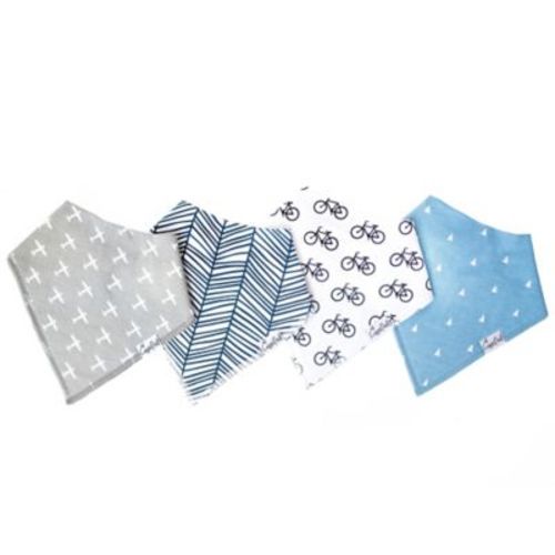 Copper Pearl 4-Pack Cruise Bandana Bibs - MULTI - 4 PACK