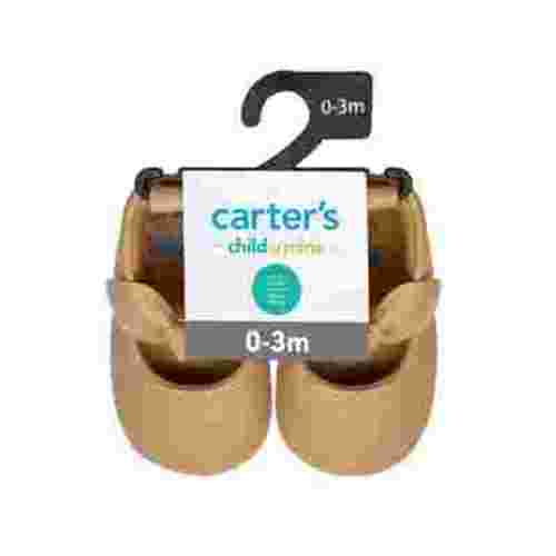 Carter's Child of Mine Baby Girl Bow Moccasins, Size 0-6 Months