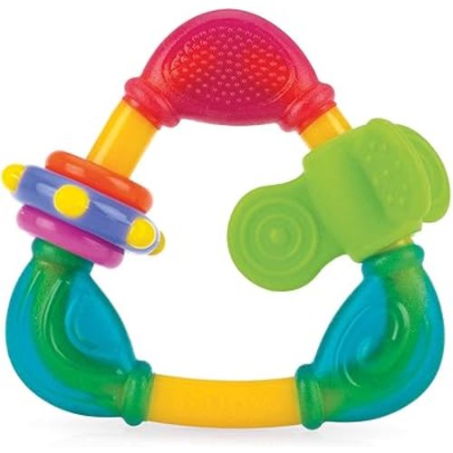Nuby Spin N' Teethe Teether, Colors May Vary