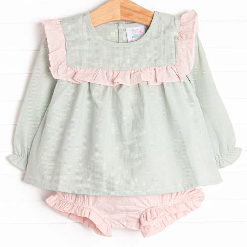 On the Other Side Diaper Set, Green                          –        Stitchy Fish