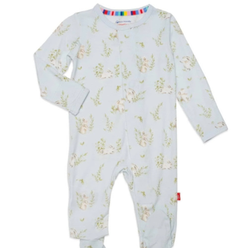 blue hoppily ever after modal magnetic parent favorite footie – Magnetic Me