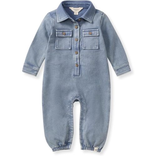 Burt's Bees Baby baby-boys Baby Boys 100% Organic Cotton Button Down Jumpsuit