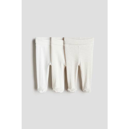3-PACK FOLDOVER-WAIST LEGGINGS