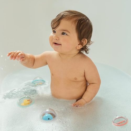 Munchkin® Float & Play Bubbles™ Baby and Toddler Bath Toy, 4 Count - Float and Play Bubbles