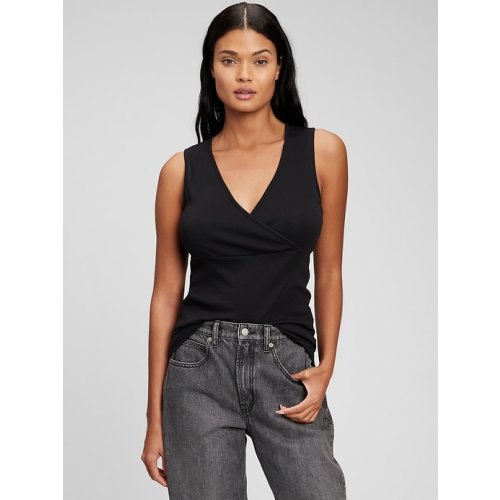 Maternity V-Neck Nursing Tank Top
