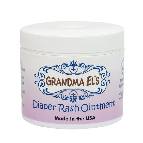 Grandma El’s Diaper Rash Ointment – Gentle Protection & Relief for Baby’s Delicate Skin – Pediatrician-Approved Moisturizing Barrier – Safe for Cloth & Disposable Diapers – 3.75 oz Jar