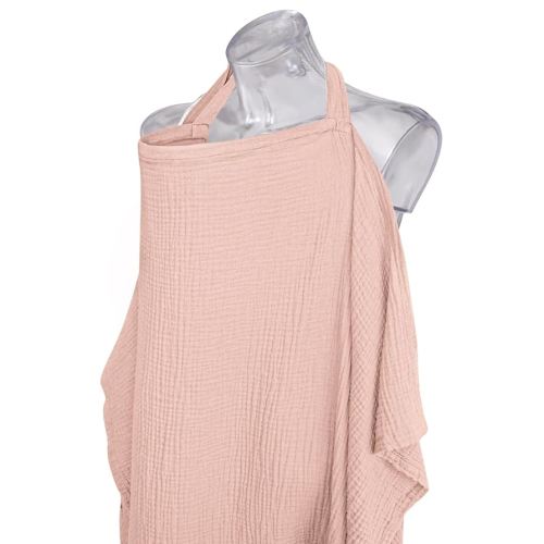 Amazon.com : Konssy Muslin Nursing Cover for Baby Breastfeeding, Breathable 100% Cotton Breastfeeding Cover with Rigid Hoop for Mother Nursing Apron, Multi-use Carseat Canopy (Pink) : Baby