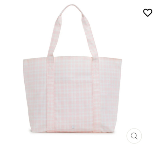 X-Large Tote - Jumbo Tote Pimlico Plaid Pink