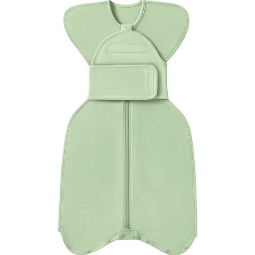 Newborn Sleep Sack 0-3 Months, Preemie Transitional Swaddle Baby Infant Zipper Strap Velcro Sleep Sack