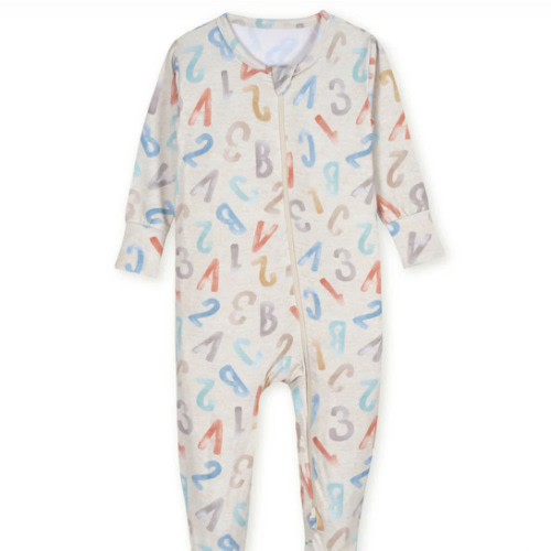 Baby & Toddler Alphabet Soup Buttery Soft Viscose Made from Eucalyptus – Gerber Childrenswear