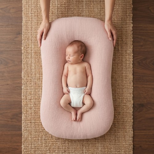 Little Manta Pastel Baby Lounger Nest