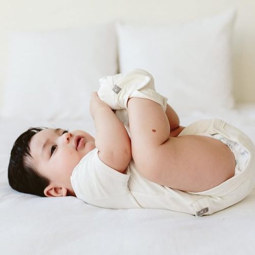 goumikids Viscose Made from Bamboo Cotton Stay-On Boots - 3-6 Months - Cloud