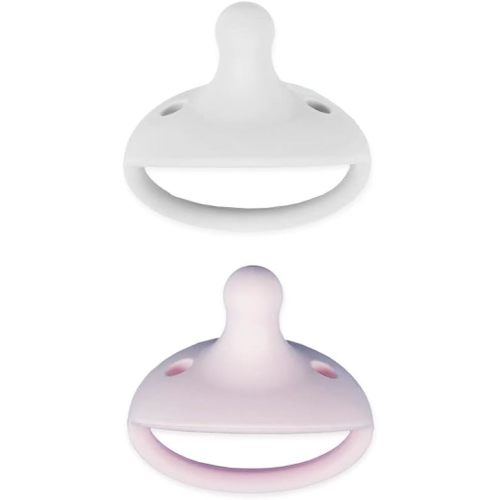 Kids Heroes One-Piece Silicone Pacifiers for Babies 3-36 Months, BPA-Free, 2 Pack