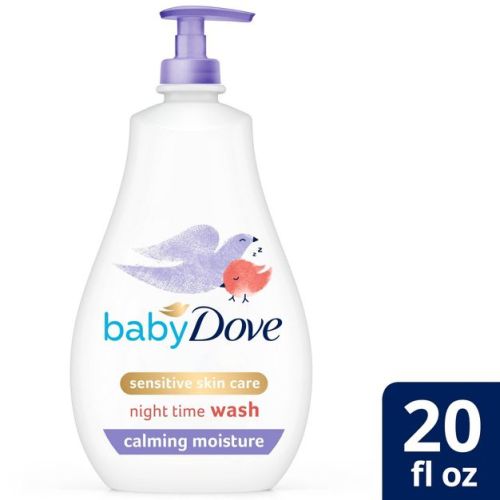 Baby Dove Calming Moisture Baby Body Wash & Shampoo, Hypoallergenic And Tear-free - 20 Fl Oz