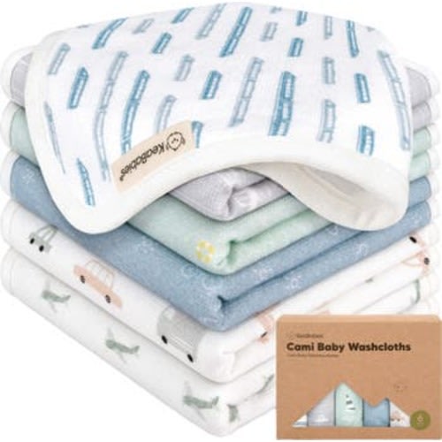 6-Pack Cami Baby Washcloths